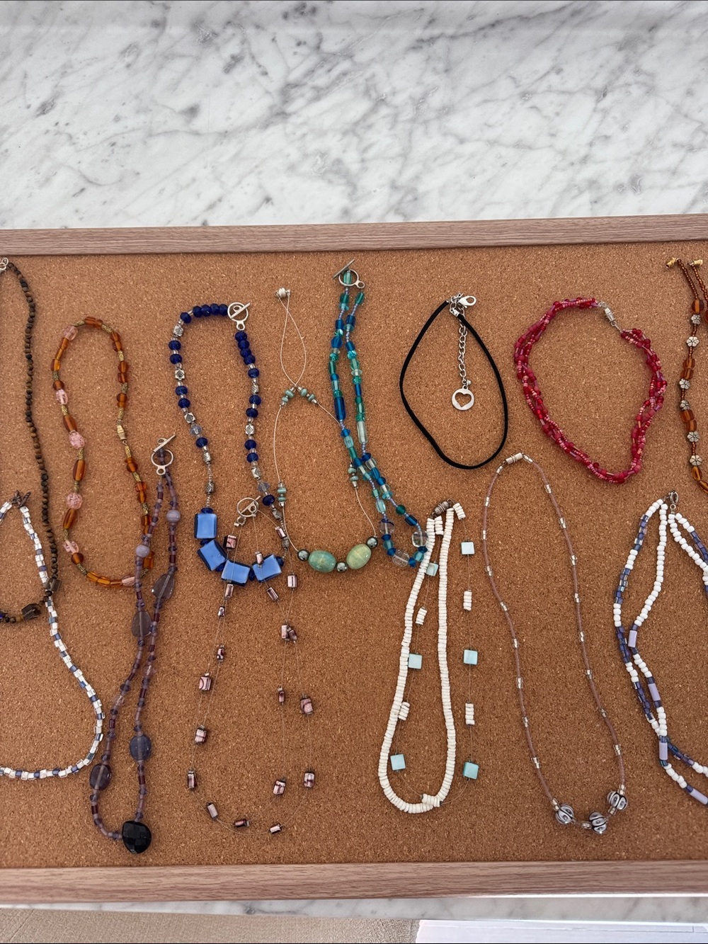 Assorted Beaded Women's 14 Necklaces